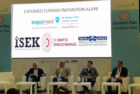 Expomed Eurasia Fuarı İnovasyon Alanında düzenlenen panel oturumu